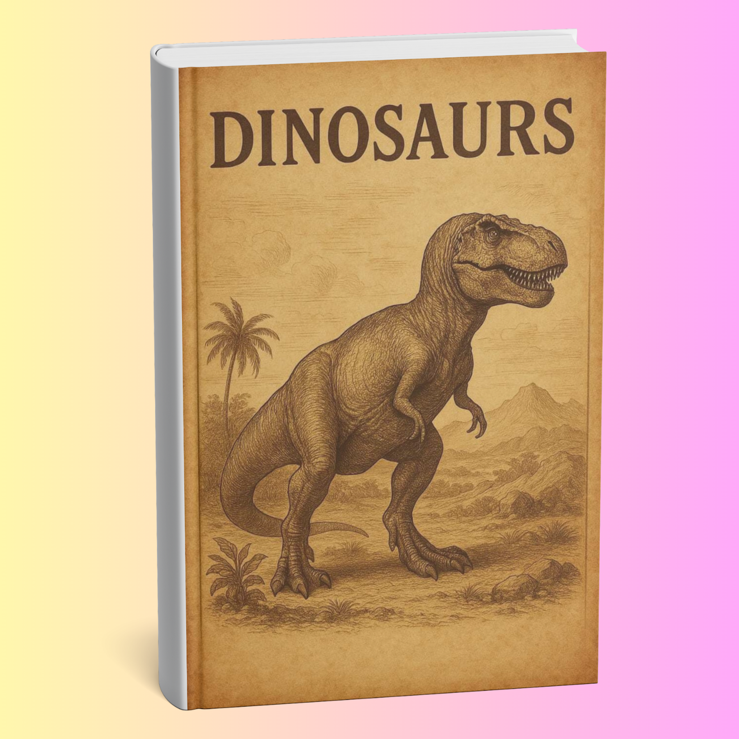 Ancient Giants: Vintage Dinosaur Illustrations from Prehistoric Times